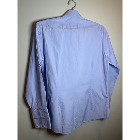 Hawes & Curtis St. James Slim Fit Dress Shirt 16.5 34 Lavender100% Luxury Cotton - Picture 2 of 3